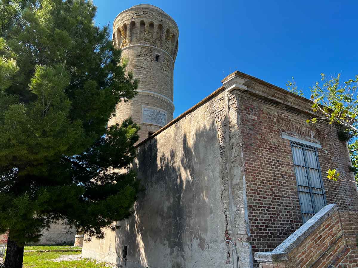 Faro ottocentesco di Ancona nelle Marche