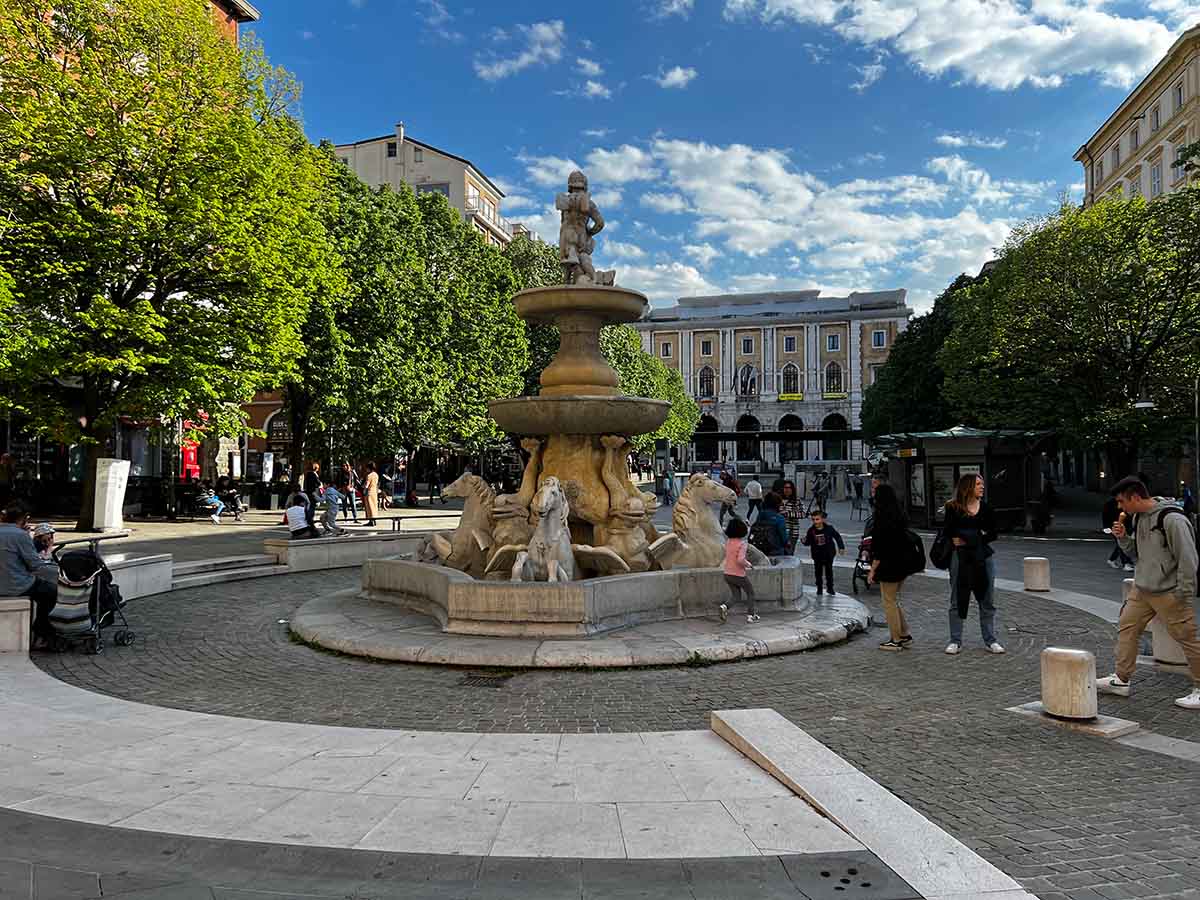 Fontana dei Cavalli ad Ancona nelle Marche