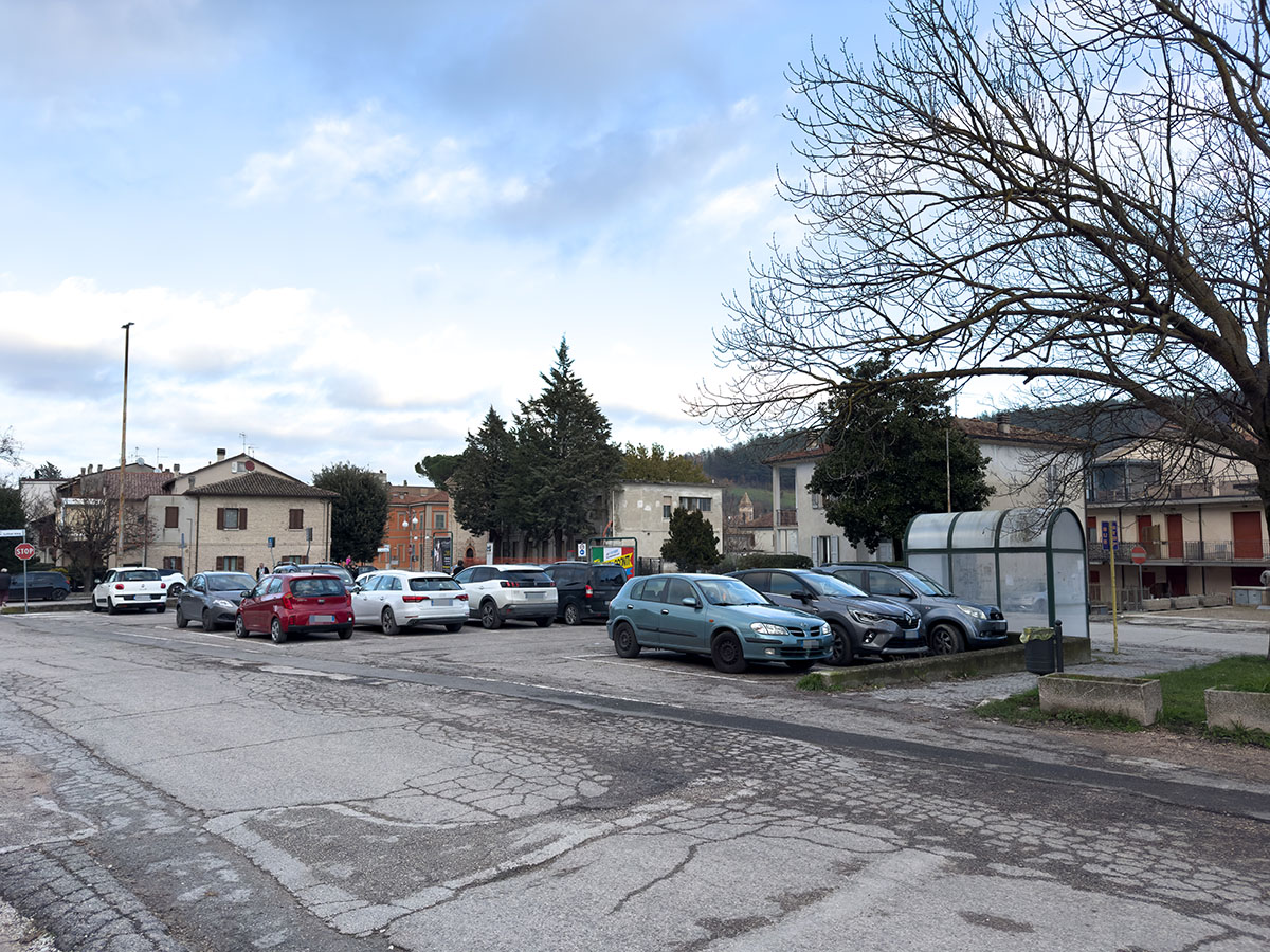 Parcheggio gratis in Via Sant'Agostino a Fermignano