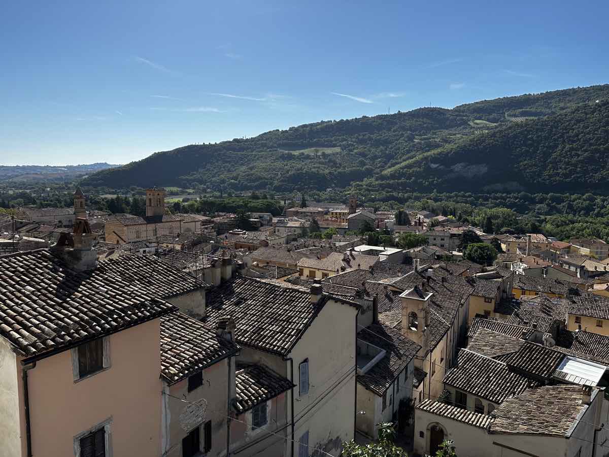 Vista panoramica su Fossombrone