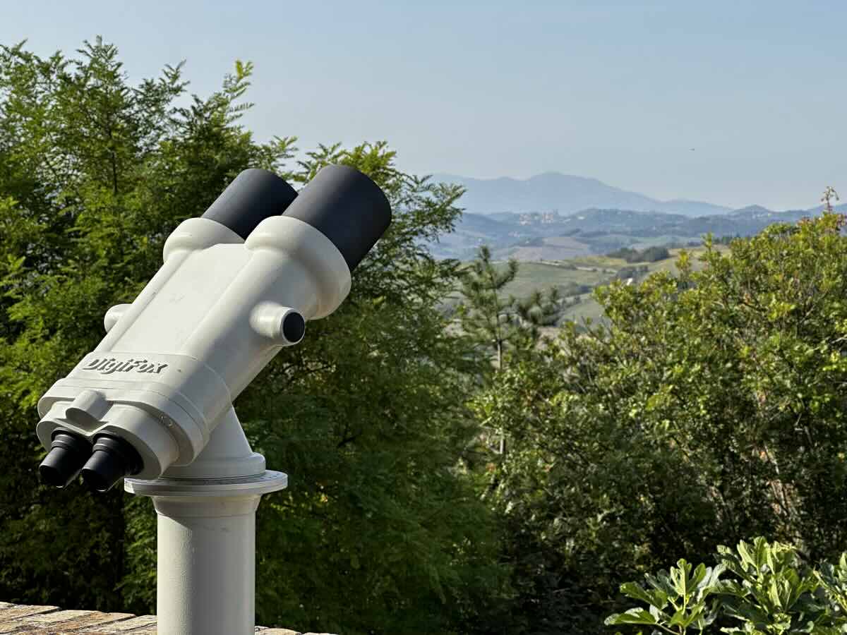 Punto panoramico su Urbino da Montefabbri