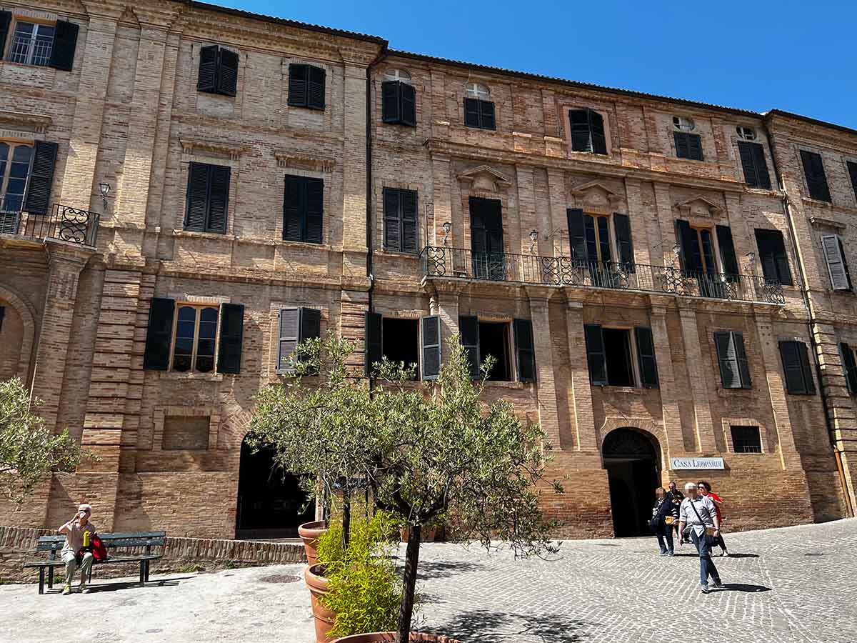 Casa di Giacomo Leopardi a Recanati nelle Marche