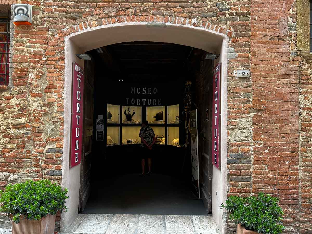 Museo della tortura a Montepulciano in Toscana