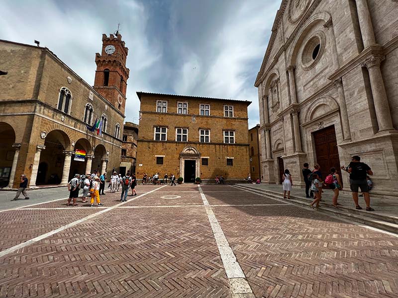 Piazza Pio II a Pienza