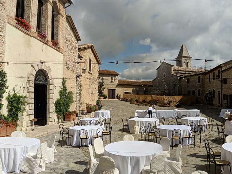 Ristorante al Castello di Titignano per la Roccaccia