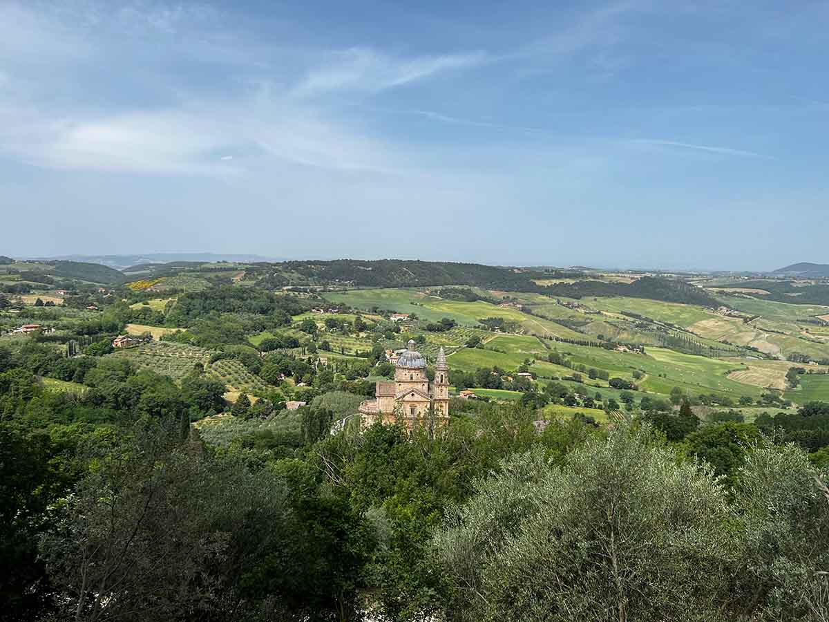 Belvedere porta di Collazzi a Montepulciano in Toscana Belvedere porta di Collazzi a Montepulciano in Toscana