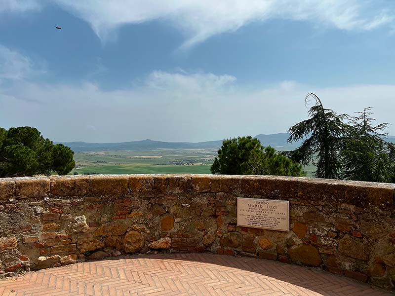Camminata panoramica a Pienza Camminata panoramica a Pienza