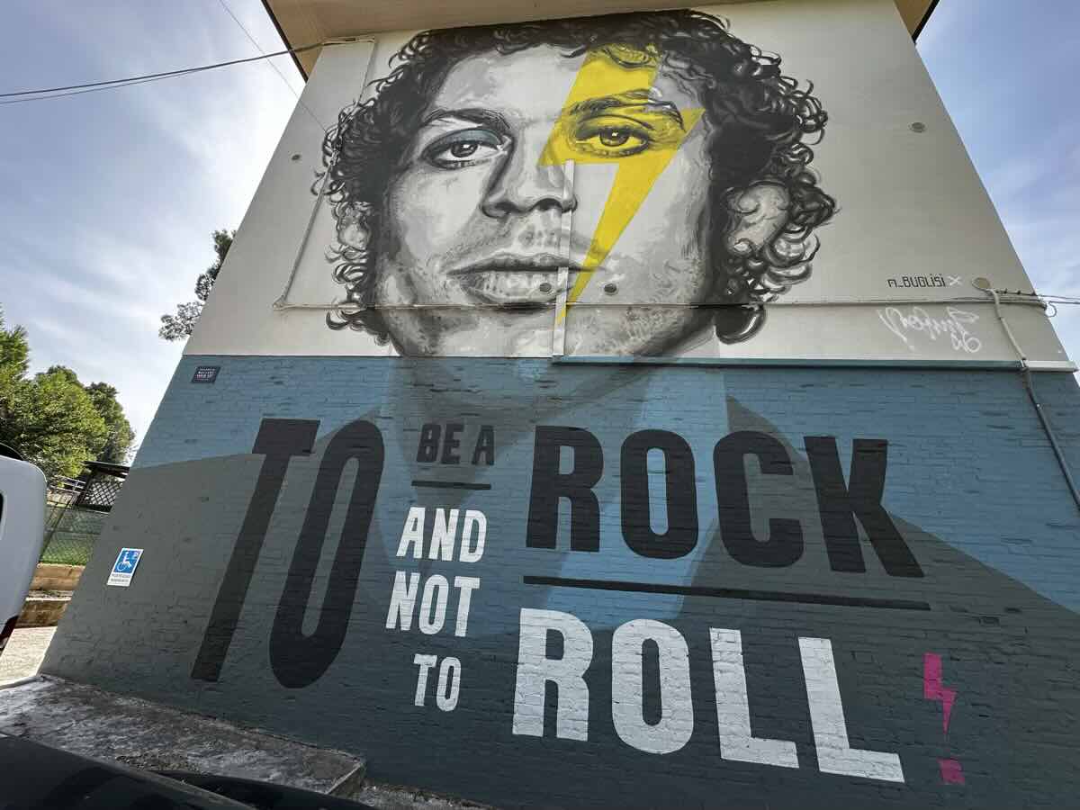Murale Valentino Rossi a Tavullia Murale Valentino Rossi a Tavullia