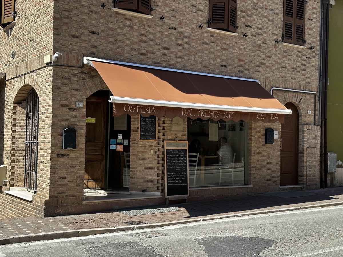 Osteria dal Presidente a Mondolfo Osteria dal Presidente a Mondolfo