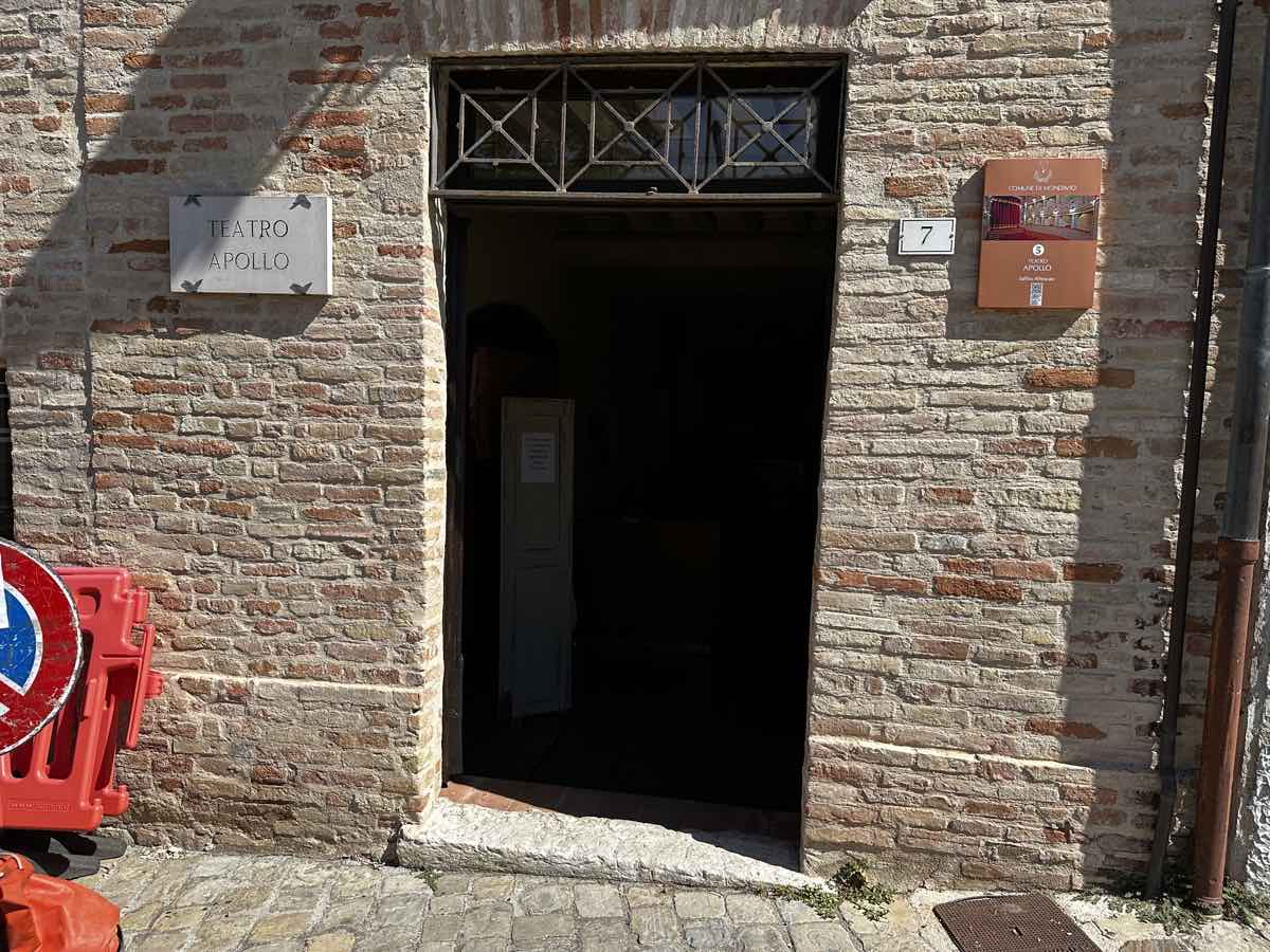 Teatro Apollo a Mondavio Teatro Apollo a Mondavio